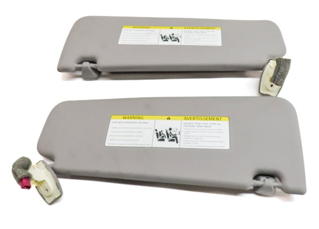 Thumbnail 5: 2010-2016 BMW 528i 535i 550i (F10) FRONT LEFT & RIGHT SUNVISOR SHADE SET (Gray)