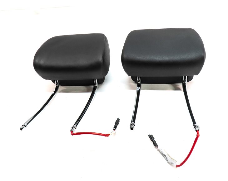 Thumbnail 2: 2011-2013 BMW 5 SERIES GT (F07 F10) FRONT LEFT & RIGHT SEAT HEADREST SET (BLACK)