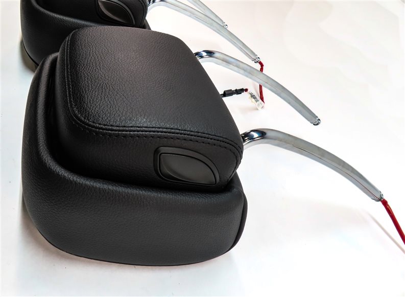 Thumbnail 7: 2011-2013 BMW 5 SERIES GT (F07 F10) FRONT LEFT & RIGHT SEAT HEADREST SET (BLACK)