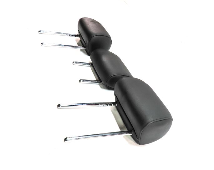 Thumbnail 3: 11-13 BMW 5 SERIES GT (F07 F10) REAR LEFT CENTER RIGHT SEAT HEADREST SET (BLACK)