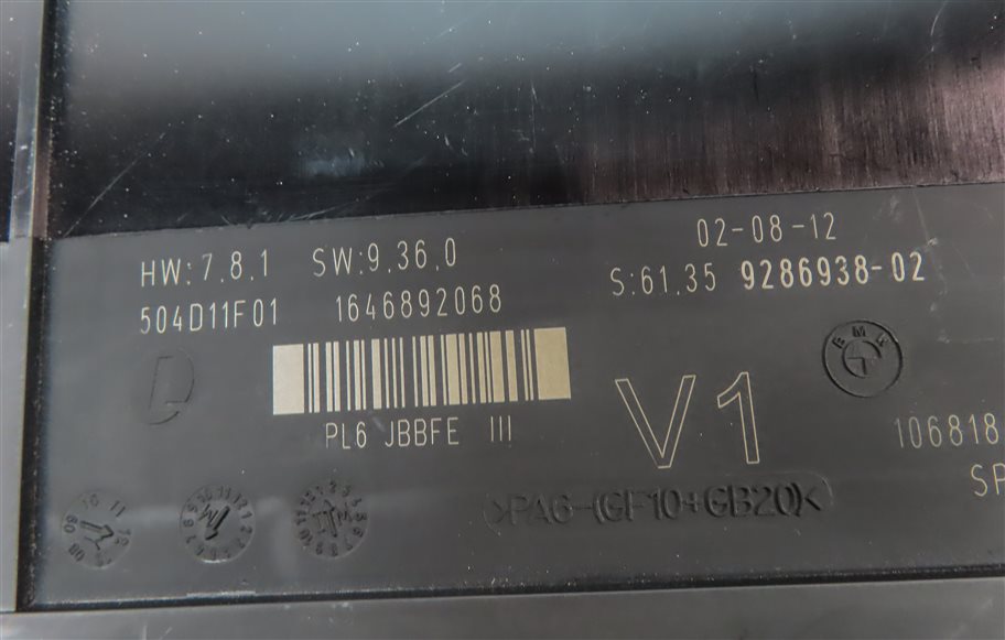 Thumbnail 6: 2013 BMW 535I (F10) 3.0L (N55) ENGINE BODY CONTROL MODULE BCM