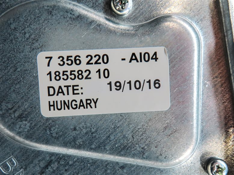 Thumbnail 5: 2016-2020 BMW X1 X2 (F39 F48) REAR TRUNK LIFTGATE HATCH WINDOW WIPER MOTOR