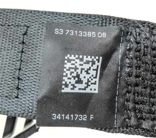 Thumbnail 6: 2017 BMW X1 (F48) REAR LEFT SEAT SEATBELT RETRACTOR (Black)
