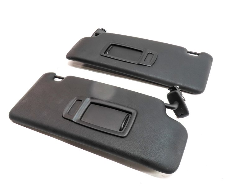 2016-2021 BMW X1 (F48) FRONT LEFT & RIGHT SUNVISOR VISOR SHADE SET (Black)