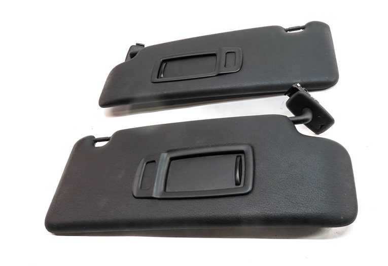 Thumbnail 3: 2016-2021 BMW X1 (F48) FRONT LEFT & RIGHT SUNVISOR VISOR SHADE SET (Black)