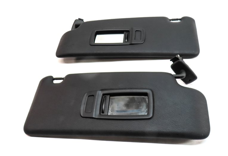 Thumbnail 4: 2016-2021 BMW X1 (F48) FRONT LEFT & RIGHT SUNVISOR VISOR SHADE SET (Black)