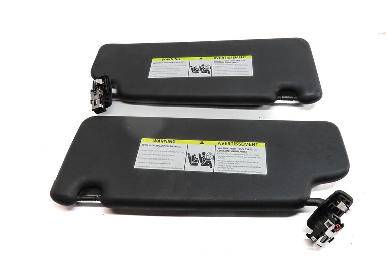 Thumbnail 7: 2016-2021 BMW X1 (F48) FRONT LEFT & RIGHT SUNVISOR VISOR SHADE SET (Black)
