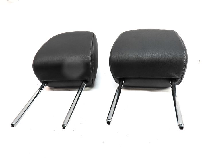 Thumbnail 2: 16-23 BMW X1 X2 F48 F39 FRONT LEFT RIGHT STANDARD SEAT HEADREST (BLACK LEATHER)