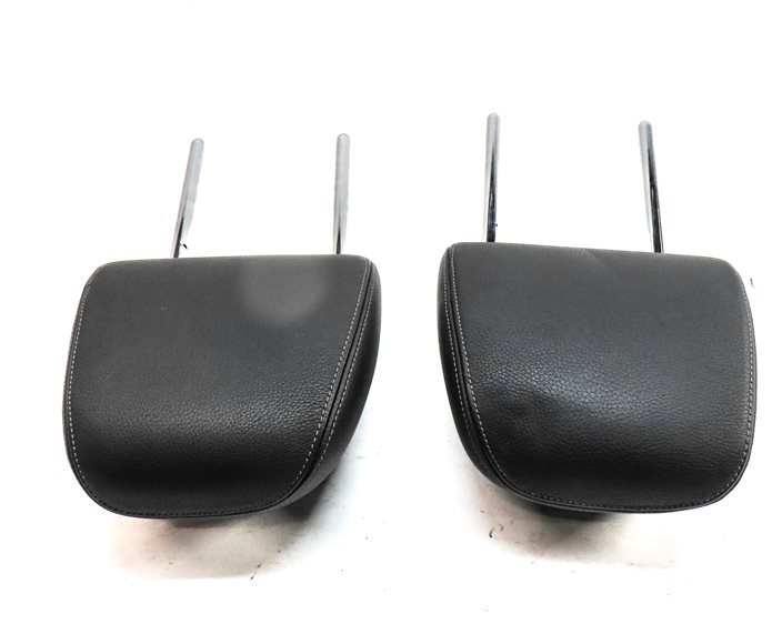 Thumbnail 5: 16-23 BMW X1 X2 F48 F39 FRONT LEFT RIGHT STANDARD SEAT HEADREST (BLACK LEATHER)