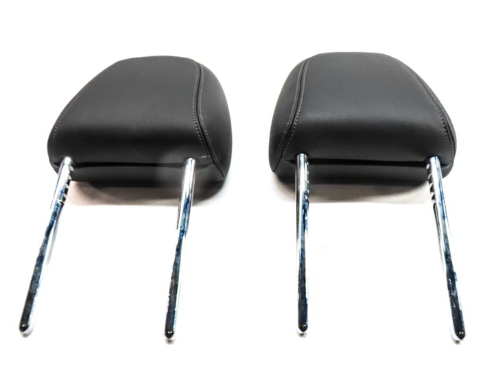 Thumbnail 7: 16-23 BMW X1 X2 F48 F39 FRONT LEFT RIGHT STANDARD SEAT HEADREST (BLACK LEATHER)