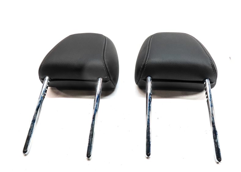 Thumbnail 9: 16-23 BMW X1 X2 F48 F39 FRONT LEFT RIGHT STANDARD SEAT HEADREST (BLACK LEATHER)