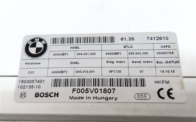 Thumbnail 5: 2015-2017 BMW X1 X5M X6 X6M (F16 F48 F85 F86) REAR TRUNK LIFTGATE CONTROL MODULE