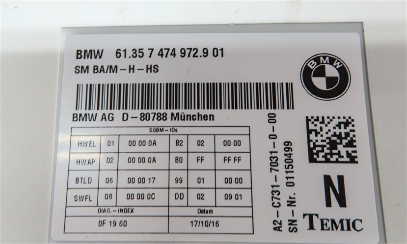 Thumbnail 6: 14-19 BMW 328i 330i 335i 428i 430i 440i M3 M4 X5 X6 FRONT MEMORY SEAT MODULE