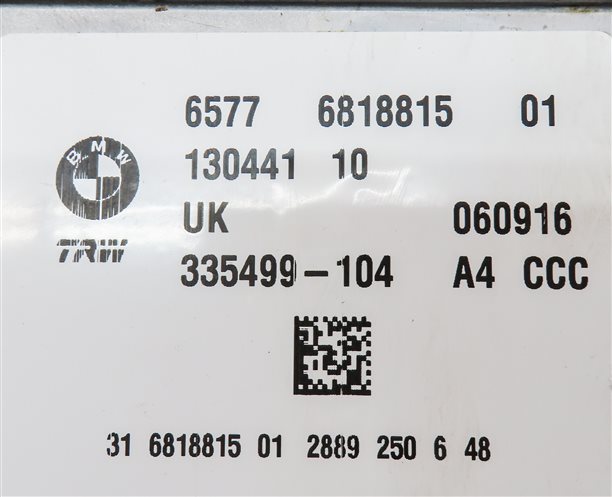 Thumbnail 5: 2014-2021 MINI COOPER CLUBMAN COUNTRYMAN BMW WI3 WI8 X1 X2 SRS BAG MODULE