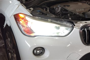 Thumbnail 2: 17-19 BMW X1 F48 FRONT RIGHT PASSENGER LED HEADLIGHT HEAD LIGHT LAMP ASSEMBLY