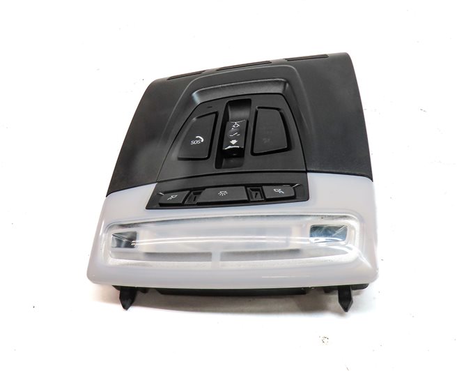 Thumbnail 2: 2017 BMW X1 (F48) FRONT INTERIOR OVERHEAD DOME MAP READING LIGHT LAMP (Black)