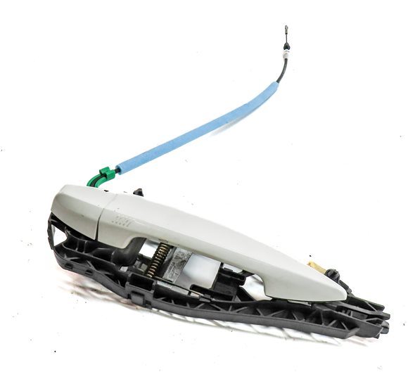 Thumbnail 2: 14-21 BMW X1 X2 X5 X6 (F15 F16 F39 F48) FRONT LEFT COMFORT DOOR HANDLE (White)