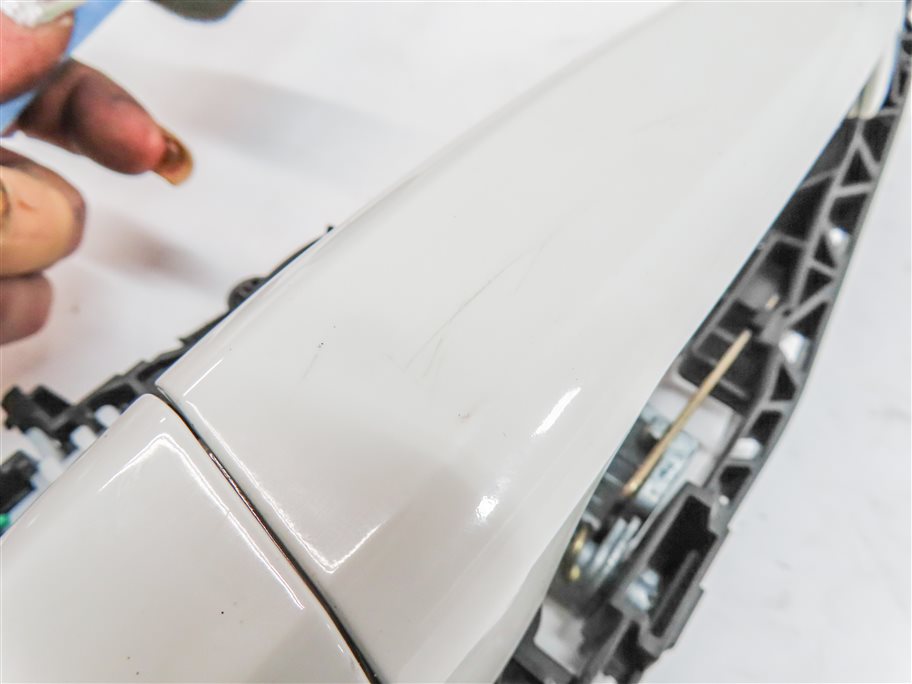 Thumbnail 6: 2016-2021 BMW X1 X2 (F39 F48) LEFT REAR DOOR HANDLE w/ LIGHT (White)