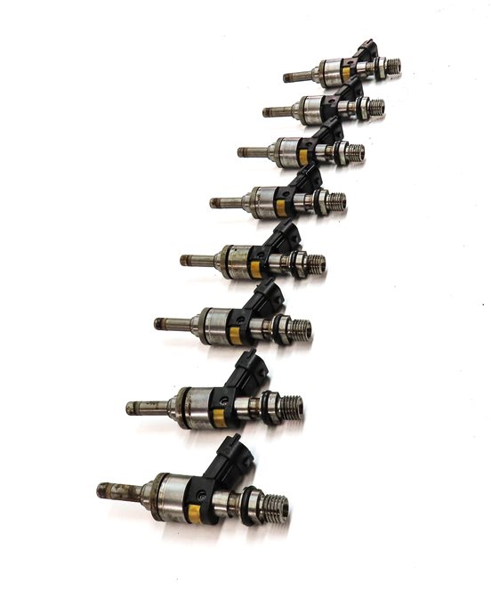 Thumbnail 4: 2008 PORSCHE CAYENNE (957) 4.8L TWIN TURBO ENGINE FUEL INJECTOR SET-8