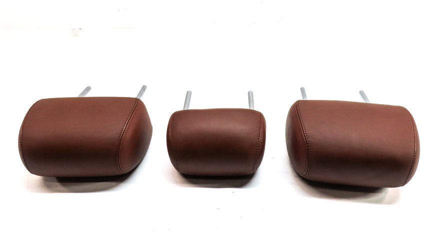Thumbnail 7: 2008 PORSCHE CAYENNE (957) REAR LEFT CENTER RIGHT SEAT HEADREST SET/3 (Chestnut)