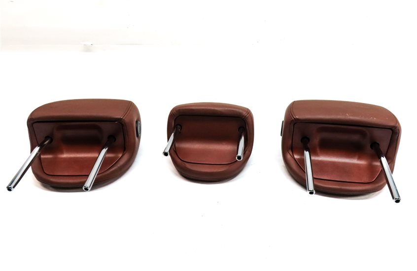Thumbnail 8: 2008 PORSCHE CAYENNE (957) REAR LEFT CENTER RIGHT SEAT HEADREST SET/3 (Chestnut)