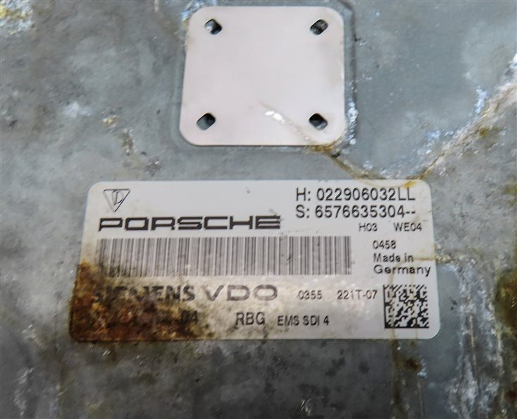 Thumbnail 15: 08 CAYENNE (957) 4.8L M48 TURBO V8 ENGINE ECM IMMOBILIZER KESSY MODULE KEY SET