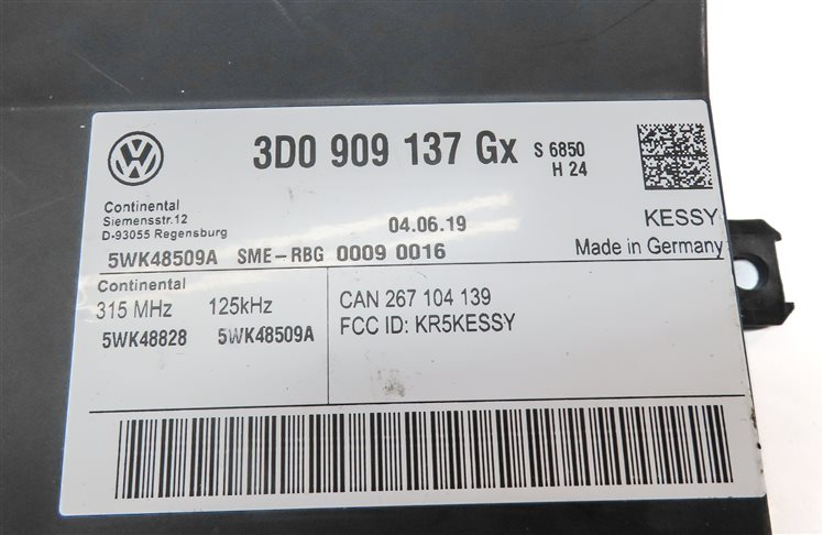 Thumbnail 16: 08 CAYENNE (957) 4.8L M48 TURBO V8 ENGINE ECM IMMOBILIZER KESSY MODULE KEY SET
