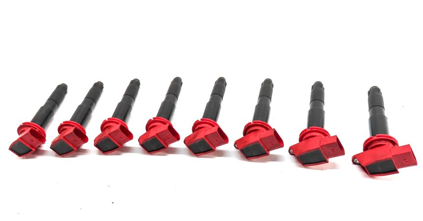 Thumbnail 2: 2008-2010 PORSCHE CAYENNE (957) 4.8L V8 ENGINE IGNITION COIL IGNITER SET-8