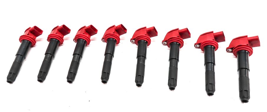 Thumbnail 5: 2008-2010 PORSCHE CAYENNE (957) 4.8L V8 ENGINE IGNITION COIL IGNITER SET-8