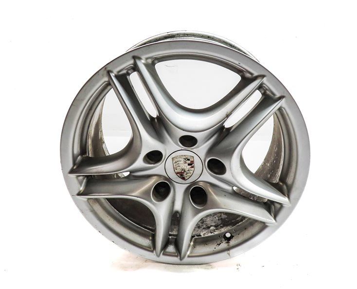 2008 PORSCHE CAYENNE (957) 18X8 INCH 5 DOUBLE SPOKE ALLOY WHEEL RIM