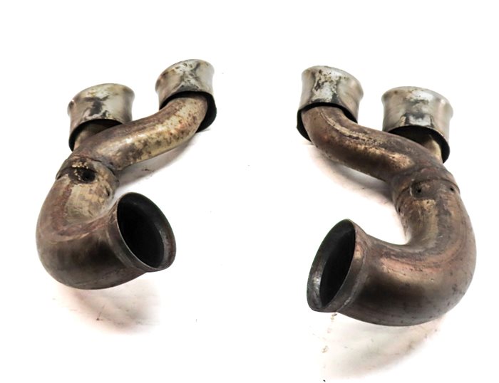 Thumbnail 6: 08-10 PORSCHE CAYENNE 957 REAR MUFFLER EXHAUST HOSE PIPE TIP SET/2