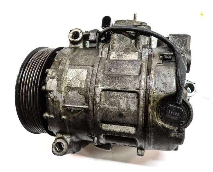 Thumbnail 6: 2008-2010 PORSCHE CAYENNE (957) 4.8L ENGINE AIR CONDITIONING A/C COMPRESSOR PUMP