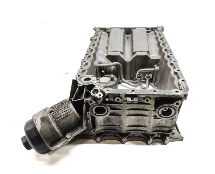 Thumbnail 10: 08-10 PORSCHE CAYENNE (957) 4.8L TWIN TURBO ENGINE UPPER MOTOR OIL FLUID PAN