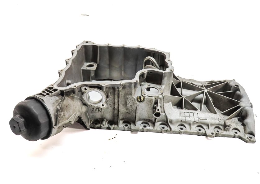 Thumbnail 7: 08-10 PORSCHE CAYENNE (957) 4.8L TWIN TURBO ENGINE UPPER MOTOR OIL FLUID PAN