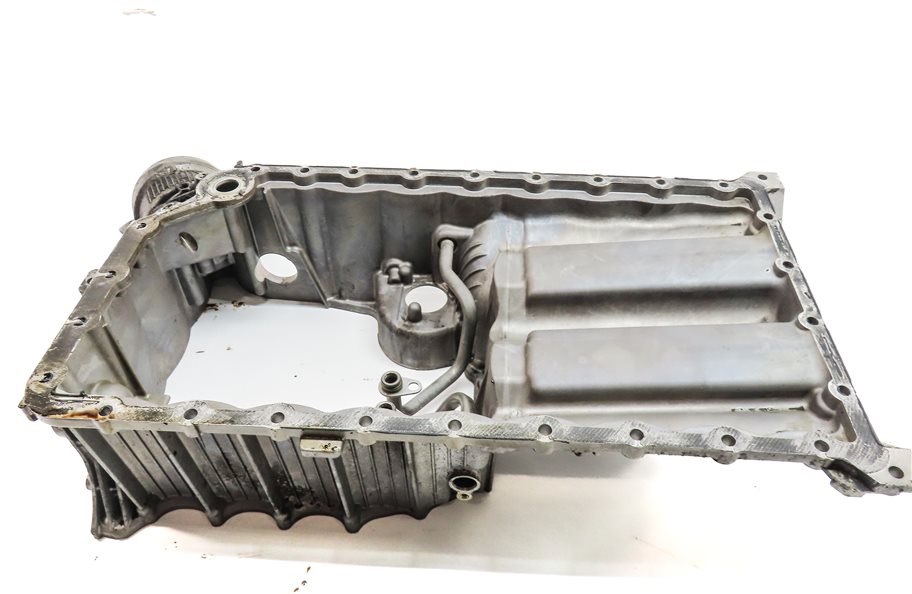 Thumbnail 8: 08-10 PORSCHE CAYENNE (957) 4.8L TWIN TURBO ENGINE UPPER MOTOR OIL FLUID PAN