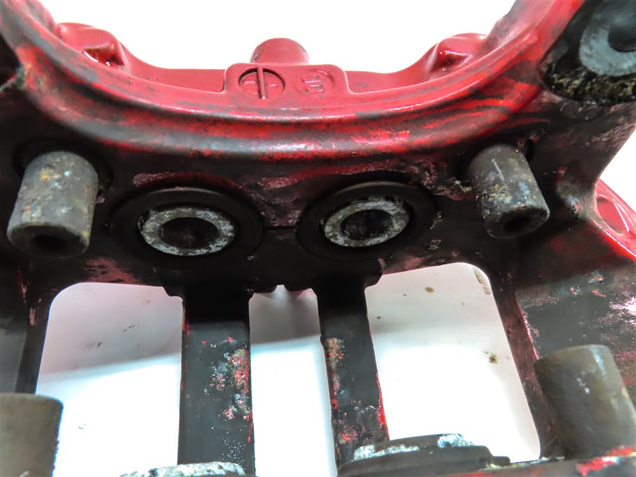 Thumbnail 15: 04-10 PORSCHE CAYENNE 955 957 4.5L 4.8L TURBO BRAKE CALIPER SET/4 (BREMBO) (RED)
