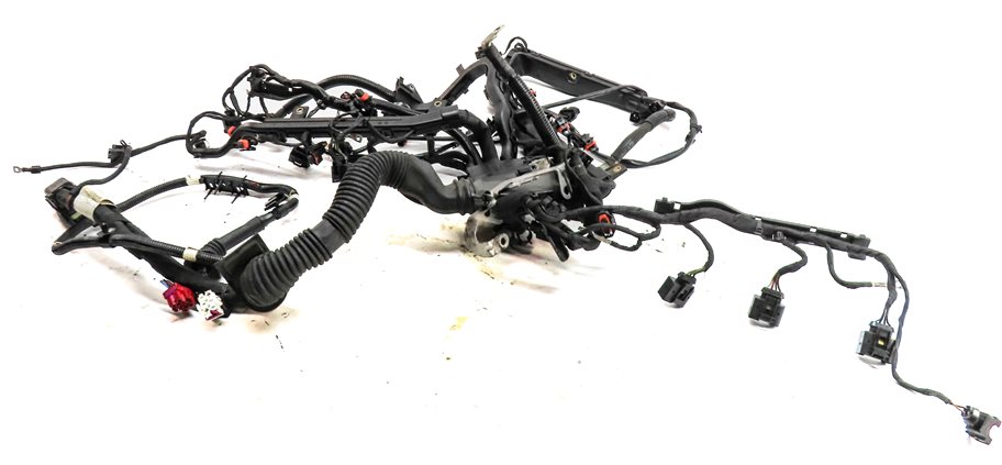 Thumbnail 1: 2008 PORSCHE CAYENNE (957) 4.8L TURBO (M48.51) ENGINE MOTOR WIRE WIRING HARNESS