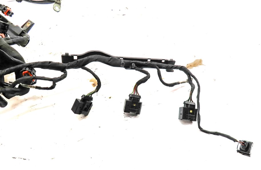 Thumbnail 7: 2008 PORSCHE CAYENNE (957) 4.8L TURBO (M48.51) ENGINE MOTOR WIRE WIRING HARNESS