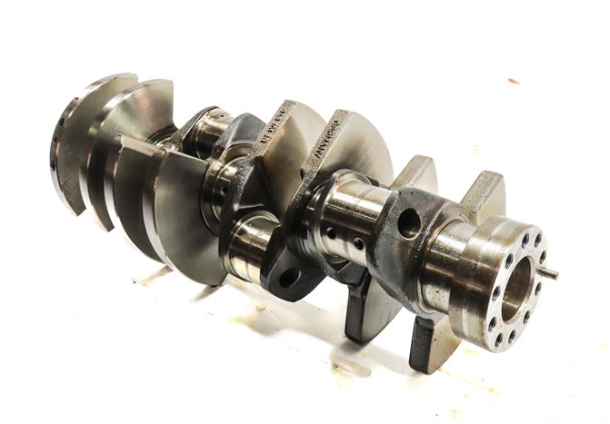 Thumbnail 1: 2008 PORSCHE CAYENNE 957 4.8L TURBO M48.51 ENGINE MOTOR CRANK SHAFT CRANKSHAFT