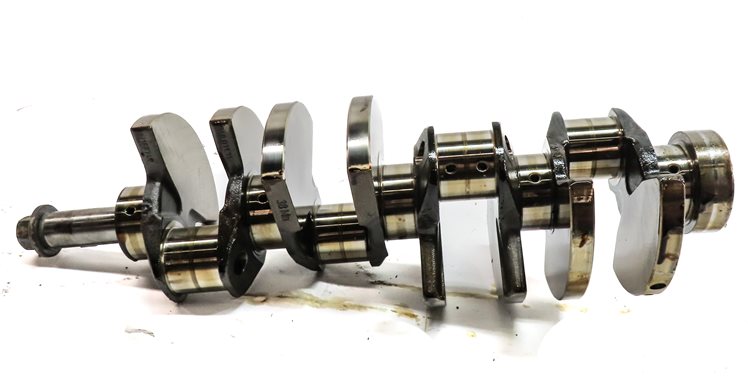 Thumbnail 5: 2008 PORSCHE CAYENNE 957 4.8L TURBO M48.51 ENGINE MOTOR CRANK SHAFT CRANKSHAFT