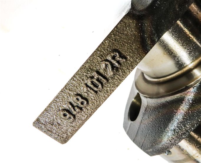 Thumbnail 6: 2008 PORSCHE CAYENNE 957 4.8L TURBO M48.51 ENGINE MOTOR CRANK SHAFT CRANKSHAFT