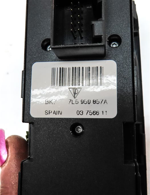 Thumbnail 5: 03-10 PORSCHE CAYENNE 955 957 LEFT FRONT DRIVER DOOR WINDOW SWITCH (BLACK)