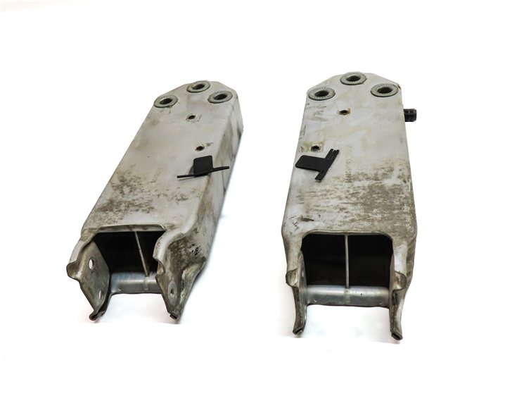 Thumbnail 2: 13-15 BMW 7 SERIES (F01) FRONT LEFT RIGHT BUMPER REINFORCEMENT BAR BRACKET SET 2