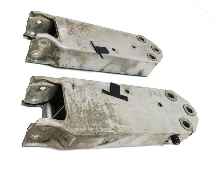 Thumbnail 3: 13-15 BMW 7 SERIES (F01) FRONT LEFT RIGHT BUMPER REINFORCEMENT BAR BRACKET SET 2