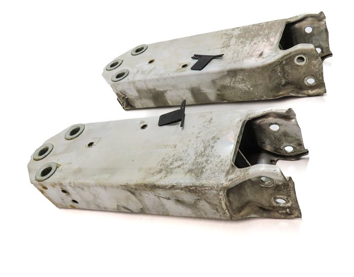 Thumbnail 4: 13-15 BMW 7 SERIES (F01) FRONT LEFT RIGHT BUMPER REINFORCEMENT BAR BRACKET SET 2