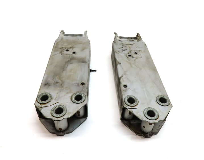 Thumbnail 5: 13-15 BMW 7 SERIES (F01) FRONT LEFT RIGHT BUMPER REINFORCEMENT BAR BRACKET SET 2