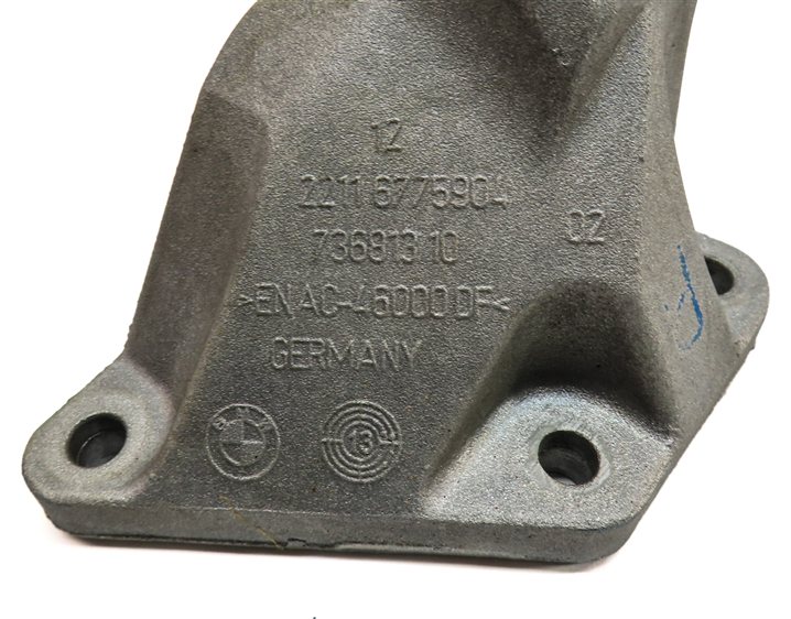 Thumbnail 3: 2015 BMW 750LI (F01) 4.4L (N63) ENGINE MOTOR SUPPORT MOUNT BRACKET SET/2