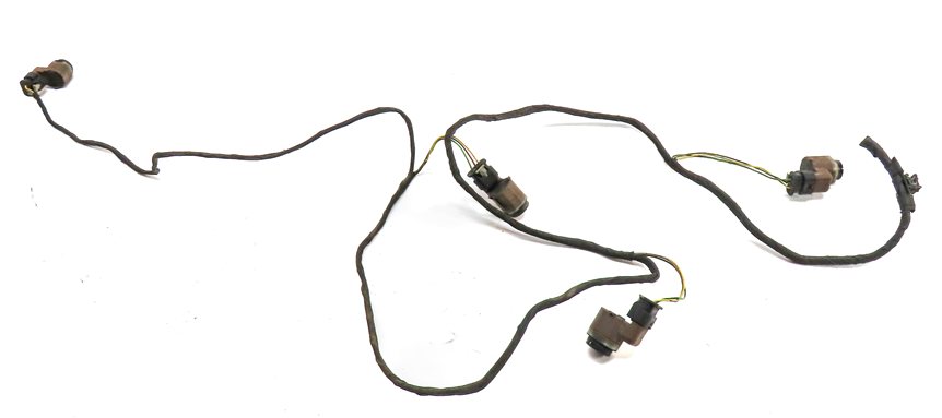 Thumbnail 3: 15 BMW 750LI F01 REAR PARK ASSIST PDC DISTANCE CONTROL WIRE SENSOR SET/4 (Black)