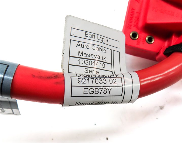 Thumbnail 6: 2015 BMW 750LI (F01) 4.4L (N63) ENGINE POSITIVE BATTERY TERMINAL WIRE CABLE