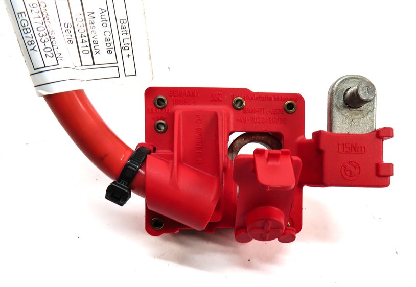 Thumbnail 7: 2015 BMW 750LI (F01) 4.4L (N63) ENGINE POSITIVE BATTERY TERMINAL WIRE CABLE